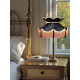 Paisley Jacquard Black and Gold Victorian Lampshade