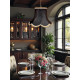 Paisley Jacquard Black and Gold Modern Lampshade