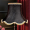 Paisley Jacquard Black and Gold Modern Lampshade