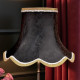 Paisley Jacquard Black and Gold Modern Lampshade Paisley Jacquard Black and Gold Modern Lampshade
