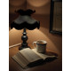 Paisley Jacquard Black Victorian Lampshade