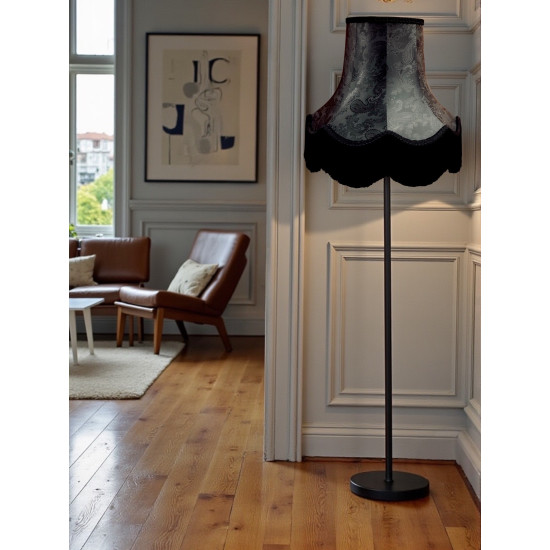 Paisley Jacquard Black Lampshade