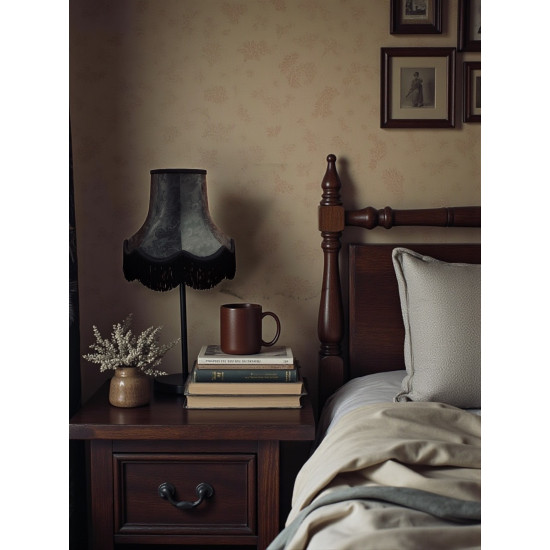 Paisley Jacquard Black Lampshade