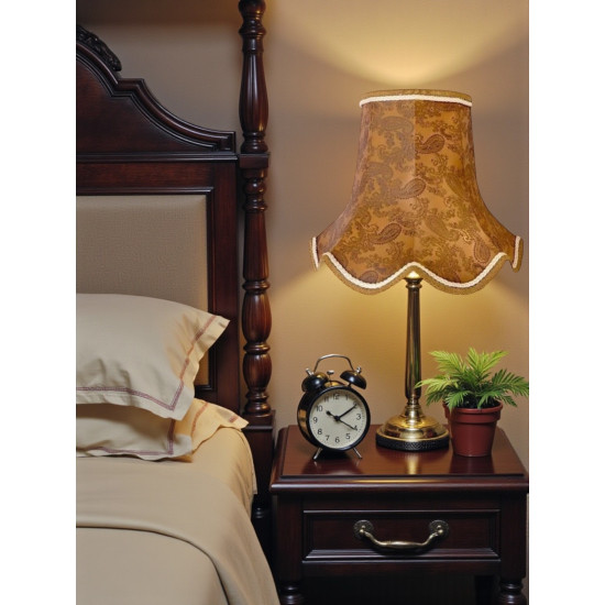 Paisley Jacquard Bronze Blue Modern Lampshade