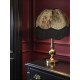 Paisley Jacquard Dark Bronze and Black Dome Lampshade