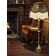 Paisley Jacquard Dark Bronze and Cream Dome Lampshade