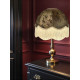 Paisley Jacquard Dark Bronze and Cream Dome Lampshade