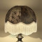 Paisley Jacquard Dark Bronze and Cream Dome Lampshade