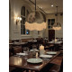 Paisley Jacquard Dark Bronze and Gold Dome Lampshade