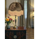 Paisley Jacquard Dark Bronze and Gold Dome Lampshade
