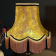 Paisley Jacquard Gold and Black Lampshade