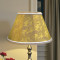 Paisley Jacquard Gold and Cream Fabric Tapered Empire Lampshade