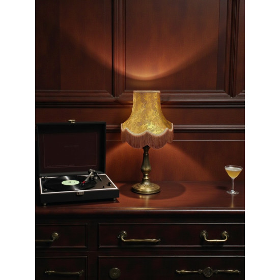 Paisley Jacquard Gold Lampshade