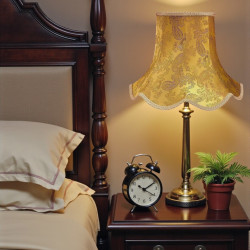 Paisley Jacquard Gold Modern Lampshade