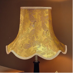 Paisley Jacquard Gold Modern Lampshade