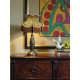 Paisley Jacquard Gold and Black Victorian Lampshade