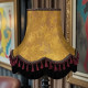 Paisley Jacquard Gold and Burgundy Lampshade