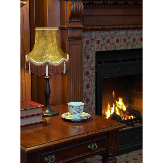 Paisley Jacquard Gold and Cream Lampshade