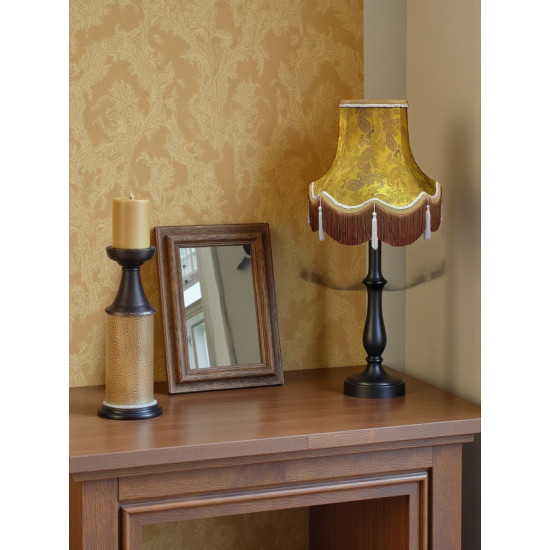 Paisley Jacquard Gold and Cream Lampshade