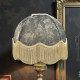 Paisley Jacquard Grey and Cream Dome Lampshade