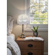 Paisley Jacquard Ivory Cream Panelled Lampshade