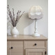 Paisley Jacquard Ivory Cream Panelled Lampshade