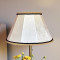 Paisley Jacquard Ivory Black Fabric Tapered Empire Lampshade