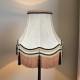 Paisley Jacquard Ivory and Black Gallery Lampshade