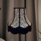 Paisley Print Black Seam Lampshade