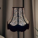 Paisley Print Black Seam Lampshade