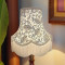 Paisley Print Ivory and Grey Lampshade