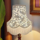 Paisley Print Ivory and Grey Lampshade