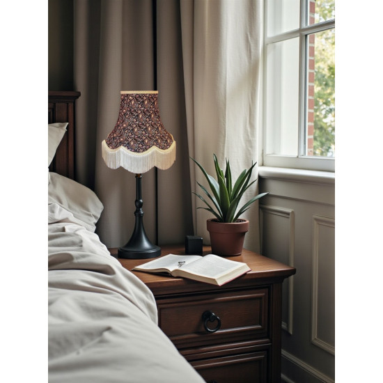 Paisley Print Pink and Cream Lampshade