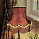 Paisley Jacquard Red Black Lampshade