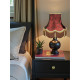 Paisley Jacquard Red and Cream Lampshade