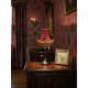 Paisley Jacquard Ruby Gold Lampshade