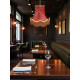 Paisley Jacquard Red and Gold Lampshade