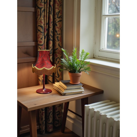 Paisley Jacquard Ruby Gold Lampshade
