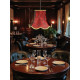 Paisley Jacquard Red and Gold Modern Lampshade