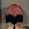 Paisley Jacquard Red Black Parachute Dome Lampshade