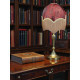 Paisley Jacquard Red Gold Parachute Dome Lampshade