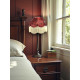 Paisley Jacquard Red Cream Dome Lampshade