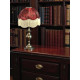 Paisley Jacquard Red Cream Dome Lampshade