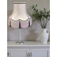 Paisley Jacquard White Black Lampshade