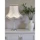 Paisley Jacquard White Black Modern Lampshade