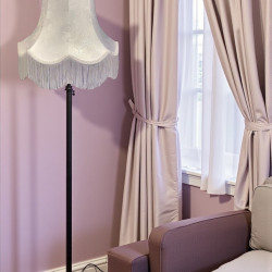 Paisley Jacquard White Lampshade