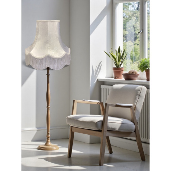 Paisley Jacquard White Lampshade