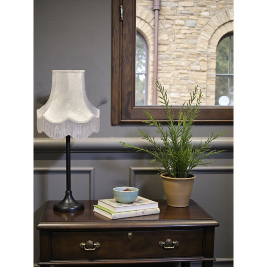 Paisley Jacquard White Lampshade