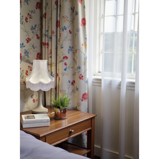 Paisley Jacquard White Lampshade