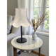 Paisley Jacquard White Modern Lampshade
